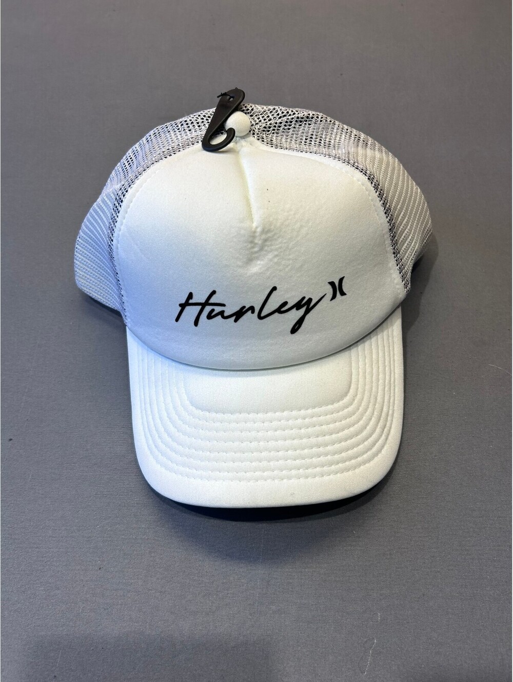 Hurley White Mesh Trucker Baseball Cap Hat